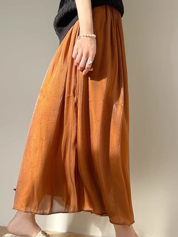 Temperament Mesh Skirt - White